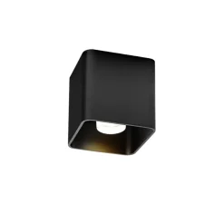 Plafonnier, Docus 1.0 PAR16, noir, L9cm, H9,2cm - Wever&Ducré