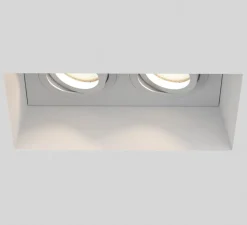 Plafonnier encastrable, Blanco Twin Adjustable, blanc, L11,5cm, H19,5cm - Astro