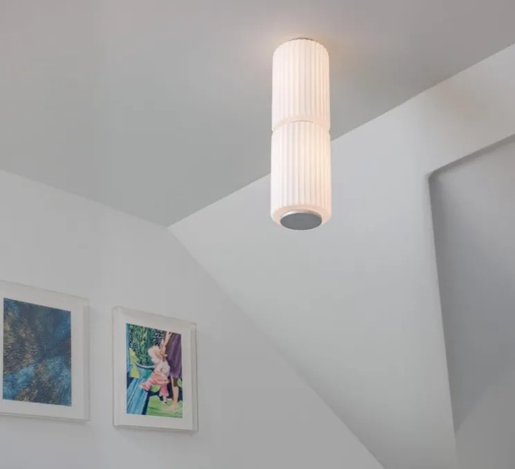 Plafonnier encastrable, Column 175, ivoire, LED, 2700K, 1422 lm, Ø17,5cm, H58cm - A-N-D