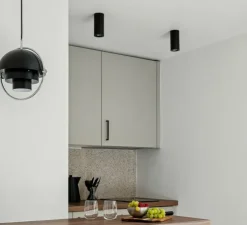 Plafonnier, Enola B, noir, GU10, H14cm, Ø6,7cm - SLV