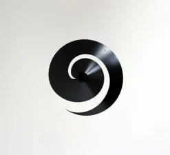 Plafonnier, Escargot 60, noir, Ø60cm, H40cm - Serge Mouille