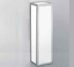 Plafonnier et applique pour salle de bain, Bauhaus 1 N, chrome, LED, L9cm, H30cm, IP44 - Decor Walther