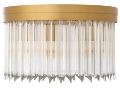 Plafonnier, Evina, laiton, Ø45cm, H28cm - Eichholtz