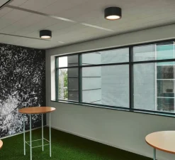 Plafonnier, Fera 25, noir, LED, 3000K, 1800 lm, Ø25cm, H12,5cm - SLV