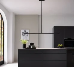 Plafonnier, Fil 1.0, noir, LED, dim, 3000K, 970 lm, L150,4cm, H180cm - Wever&Ducré