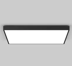 Plafonnier, Flow 600 surface, noir, IP40, LED, dim, 3000K, 6060 lm, L59,1cm, P4,6cm - XAL