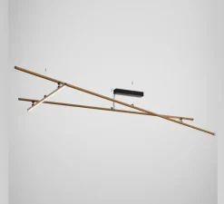 Plafonnier, Freeline, bronze, LED, 2700k, , L278,4cm, H29,5cm - Fabbian