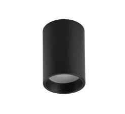 Plafonnier, Galileo L, noir mat, IP44, Ø6cm, H13cm - MDC