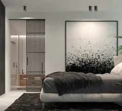 Plafonnier, Galileo S, noir mat, IP44, Ø6cm, H8,5cm - MDC