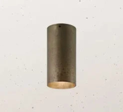 Plafonnier, Girasoli, fer antique, Ø6cm, H13cm - Il Fanale