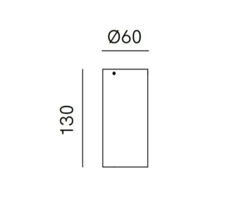 Plafonnier, Girasoli, fer antique, Ø6cm, H13cm - Il Fanale