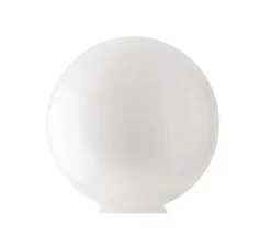 Plafonnier, Glass L 008, laiton, verre opalin, Ø23,5cm, H55cm - Zangra