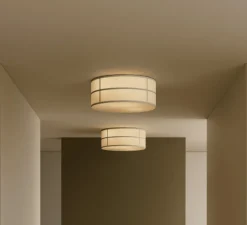 Plafonnier, Hashira, naturel, Ø50cm, H20cm - Audo Copenhagen