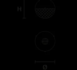 Plafonnier, Iglù PL 18, bronze, LED, 3000K, 1450 lm, Ø18cm, H18cm - Masiero