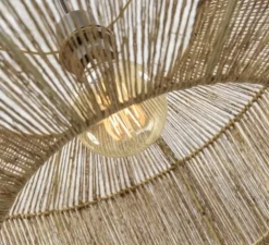 Plafonnier, Iguazu S, naturel, Ø50cm, H22cm - Good&Mojo