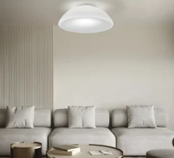 Plafonnier, Infinita PL 70, blanc, Ø70cm, H23cm - Vistosi