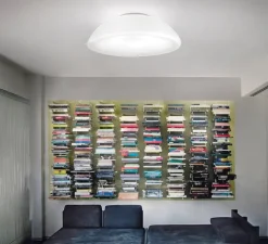 Plafonnier, Infinita PL 70, blanc, Ø70cm, H23cm - Vistosi