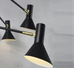 Plafonnier, Izmir 3, noir, Ø124cm, H39cm - GOOD&MOJO