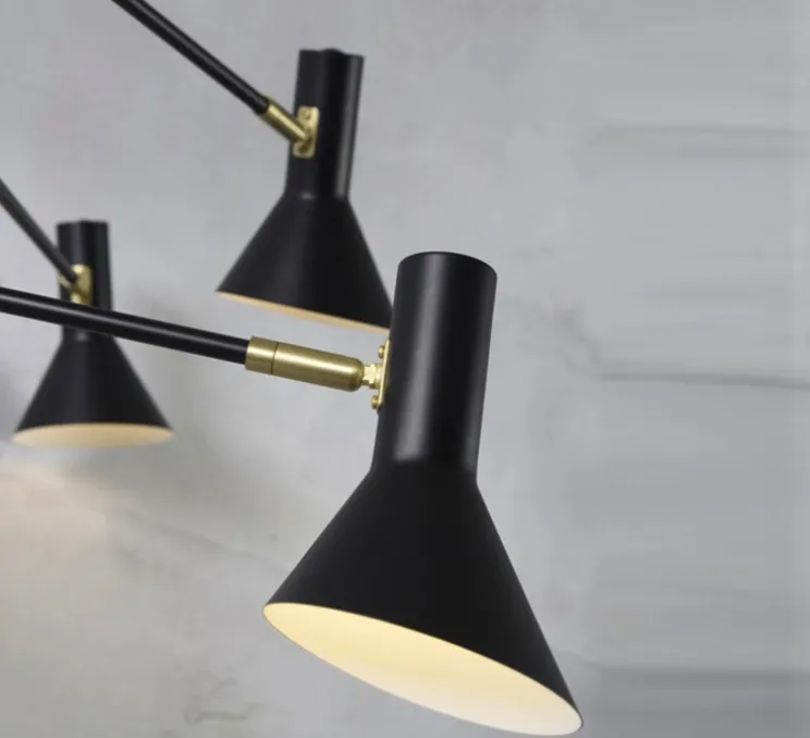 Plafonnier, Izmir 3, noir, Ø124cm, H39cm - GOOD&MOJO