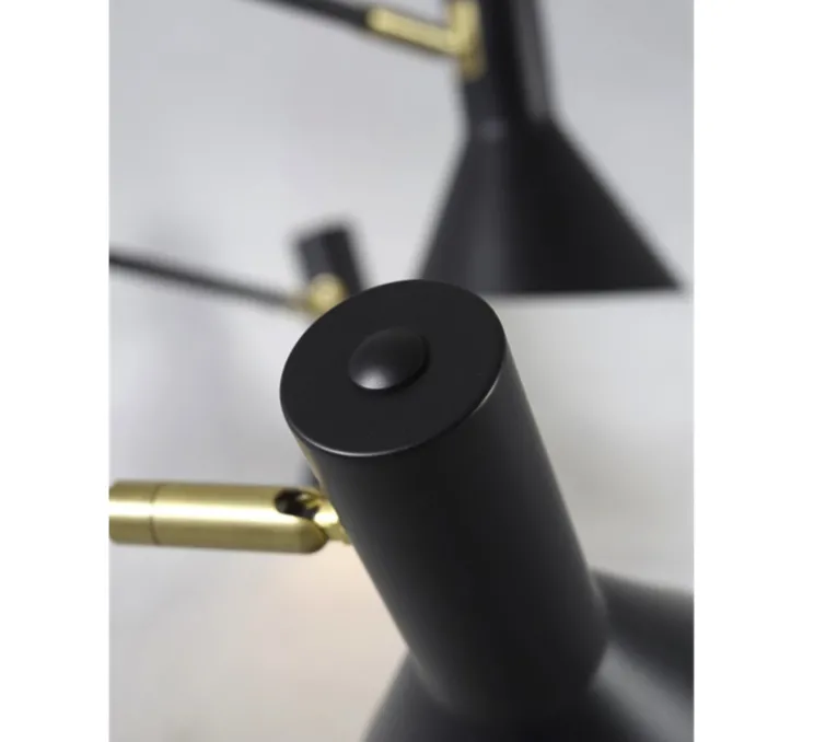 Plafonnier, Izmir 3, noir, Ø124cm, H39cm - GOOD&MOJO