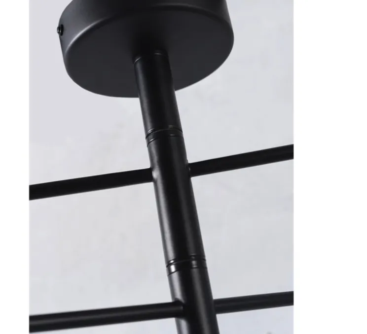 Plafonnier, Izmir 3, noir, Ø124cm, H39cm - GOOD&MOJO