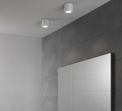 Plafonnier, Kos Round 140, blanc mat, IP65, LED, dim, 3000k, 900 lm, Ø11,5cm, H14cm - Astro