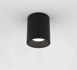 Plafonnier, Kos Round 140, noir mat, IP65, LED, dim, 3000k, 900 lm, Ø11,5cm, H14cm - Astro