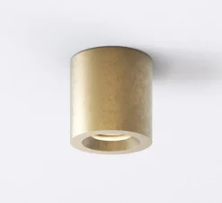Plafonnier, Kos Round, laiton massif, IP44, Ø8,5cm, H8,5cm - ASTRO