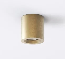 Plafonnier, Kos Round, laiton massif, IP44, Ø8,5cm, H8,5cm - ASTRO