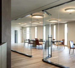 Plafonnier, Lederam C1505, blanc, or, LED, 2700K, 1540 lm, Ø60cm, H26cm - Catellani & Smith