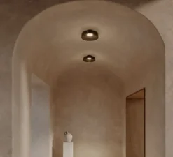 Plafonnier, Levels, 1 Body, fumé, LED, dim, 2700-3000-4000K, 1850 lm, Ø42cm, H15cm - LEDS C4