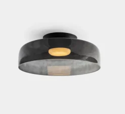 Plafonnier, Levels, 1 Body, fumé, LED, dim, 2700-3000-4000K, 1850 lm, Ø42cm, H15cm - LEDS C4