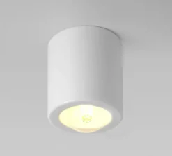 Plafonnier, light.013, blanc, Ø9,5cm, H11cm - Zangra