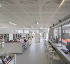 Plafonnier, Lotis tubed surface, noir et blanc, Ø8,5cm, H13cm - Modular