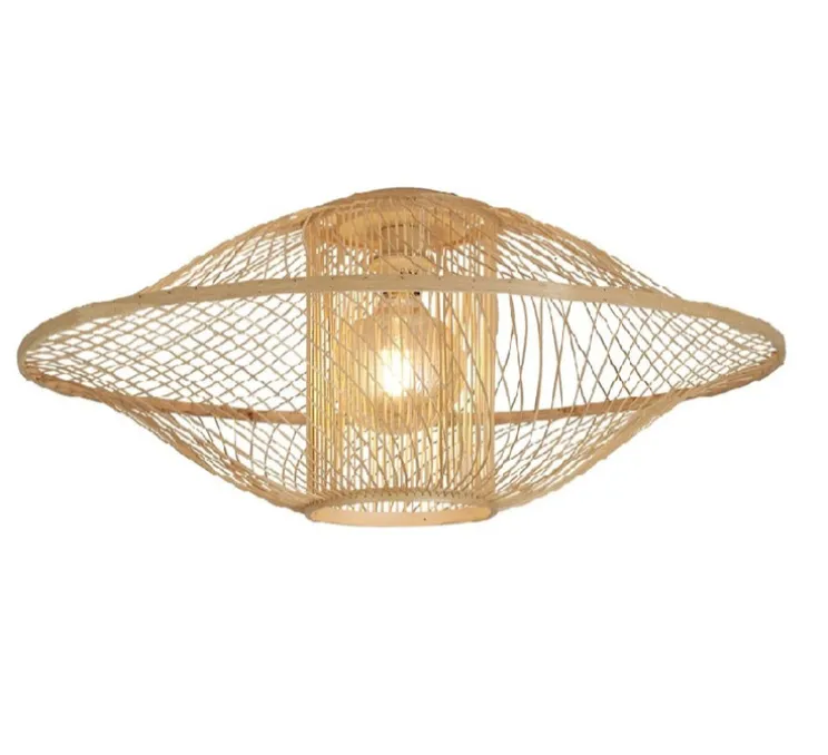 Plafonnier, Maui L, naturel , Ø70cm, H32cm - Good&Mojo