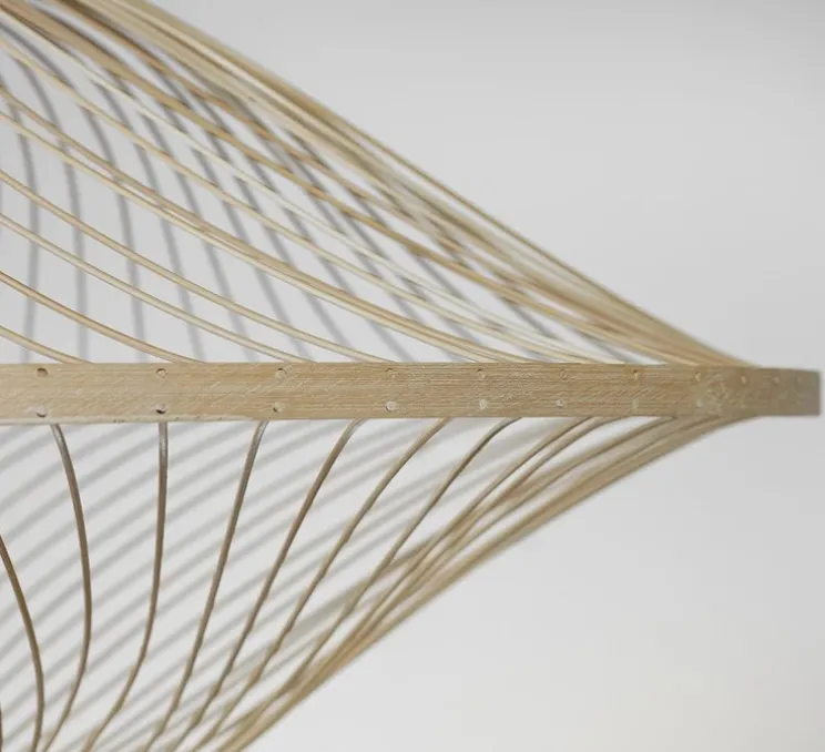 Plafonnier, Maui L, naturel , Ø70cm, H32cm - Good&Mojo