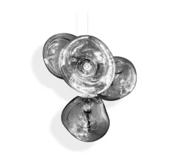 Plafonnier, Melt Small, chrome argent, LED, dim, 3000k, 2300 lm, Ø98cm, H103cm - Tom Dixon