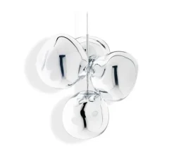 Plafonnier, Melt Small, chrome argent, LED, dim, 3000k, 2300 lm, Ø98cm, H103cm - Tom Dixon