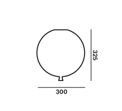 Plafonnier, Memory 300, jaune mat, ficelle blanche, Ø30cm, H32,5cm - Brokis
