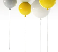 Plafonnier, Memory 400, jaune, Ø40cm, H41,5cm, - Brokis