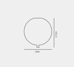 Plafonnier, Memory 400, orange, Ø40cm, H41,5cm - Brokis