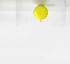 Plafonnier, Memory, jaune brillant, Ø30cm - Brokis