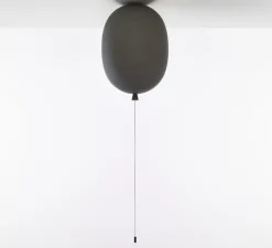 Plafonnier, Memory Oval 350, anthracite mat, Ø35cm, H50,5cm - Brokis