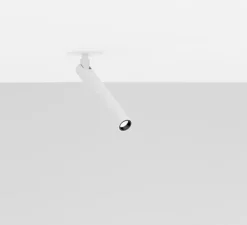 Plafonnier, Mira R, blanc mat, LED, 2700K, 352 lm, Ø2,5cm, H18,3cm - Davide Groppi