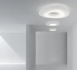 Plafonnier, Mr Magoo, blanc, IP40, LED, dim, 3000K, 3929 lm, Ø76cm, H13,6cm - Stilnovo