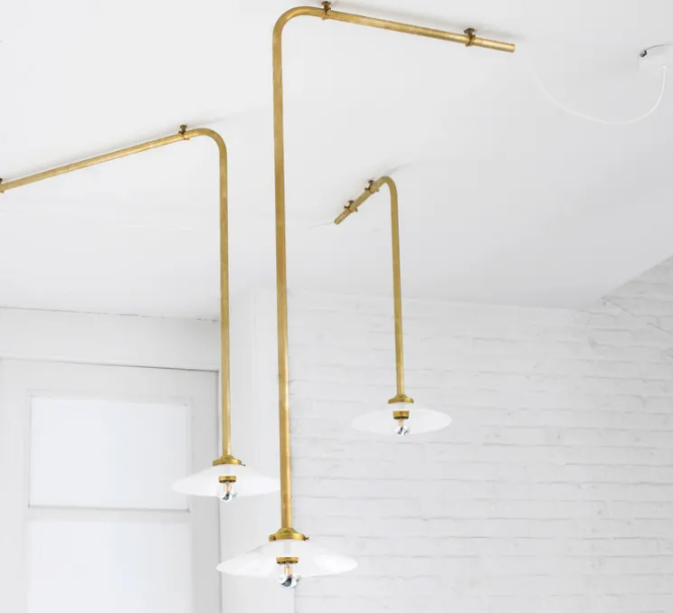 Plafonnier, N°3, laiton, L51,5cm, H71,5cm - Valerie_Objects