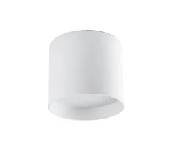 Plafonnier, Natsu, blanc, Ø15,2cm, H13,5cm, LED, 3000K, 1275 lm - Faro