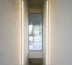 Plafonnier, Ninza C, noir, LED, 2700K, 660lm, L240cm, H3,5cm - Dark