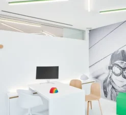 Plafonnier, Ninza C, noir, LED, 2700K,660 lm , L120cm, H3,5cm - Dark