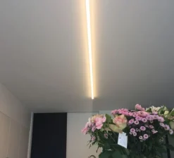 Plafonnier, Ninza C, noir, LED, 2700K, 660 lm, L180cm, H3,5cm - Dark